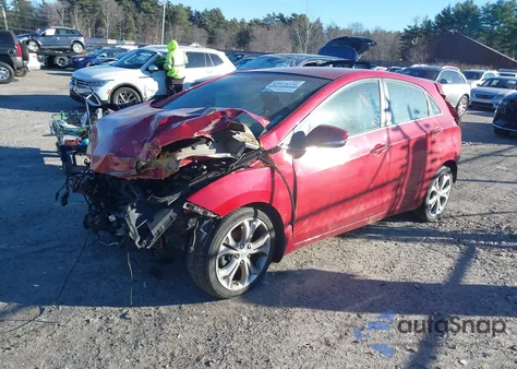2015 Hyundai Elantra Gt from USA, damaged, VIN KMHD35LHXFU249698